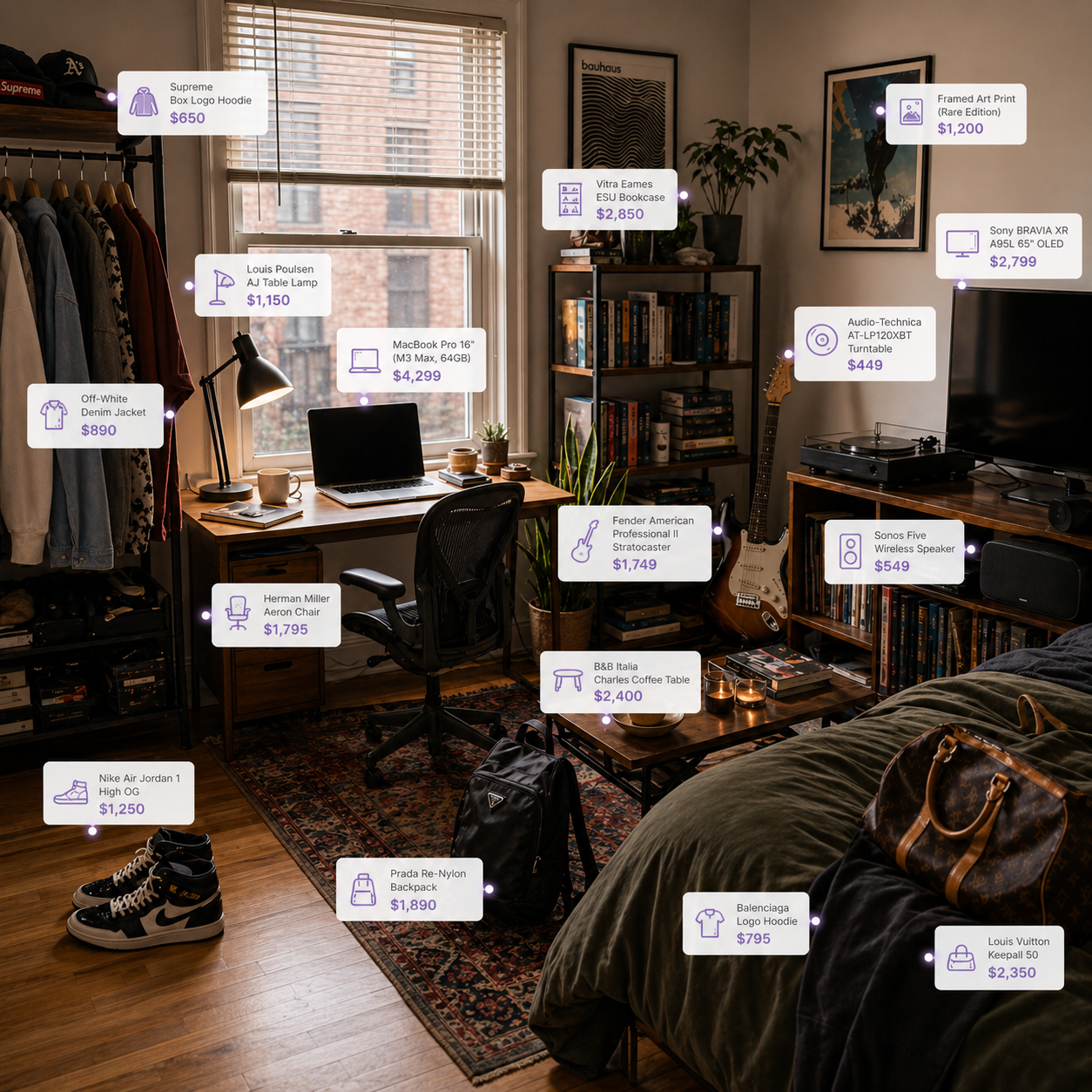 YeetIt app scanning a physical item